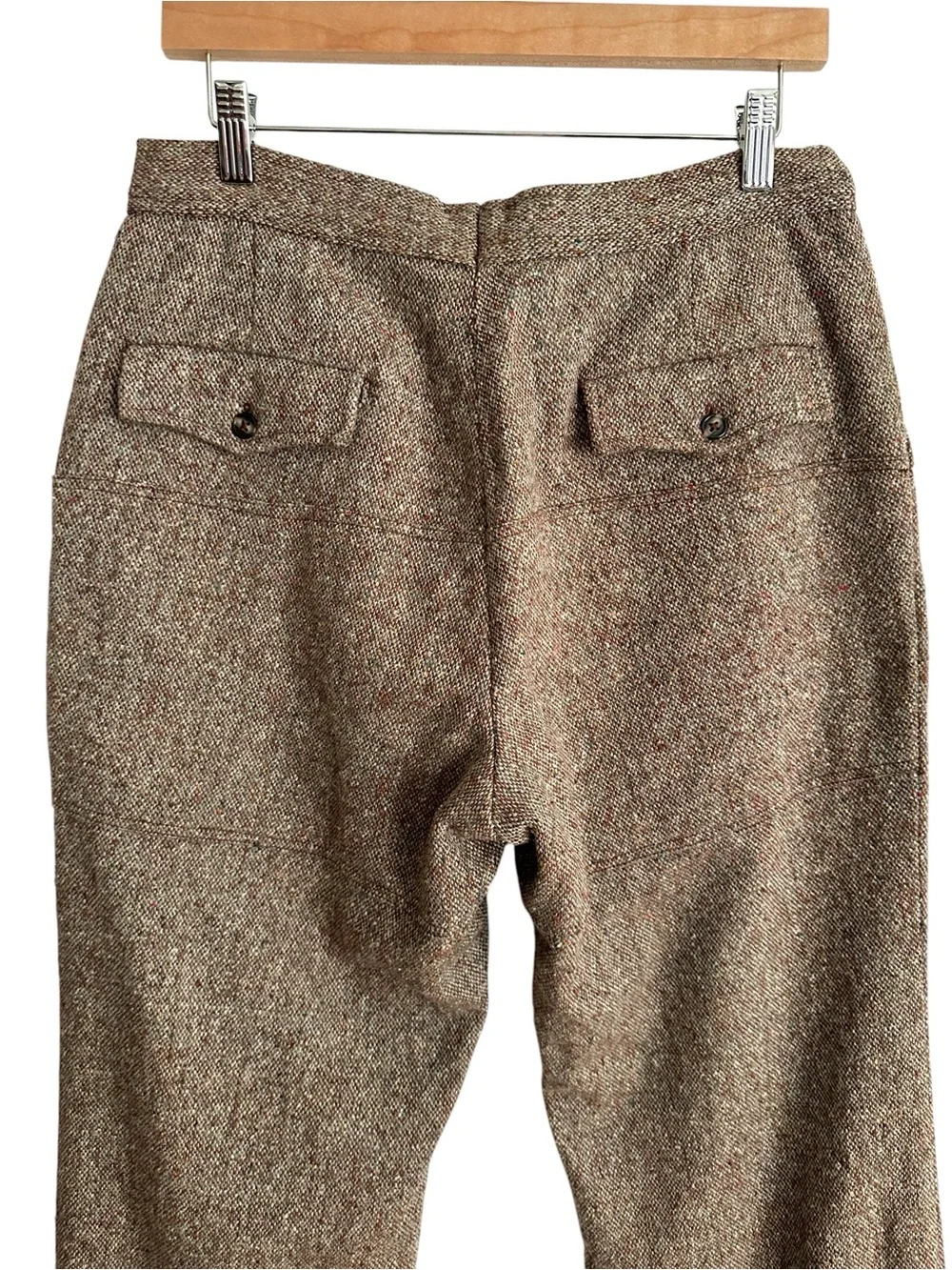 Vintage 50s Wool Tweed Knickerbocker Plus Fours Golf Pants Talon Zip 30 Waist